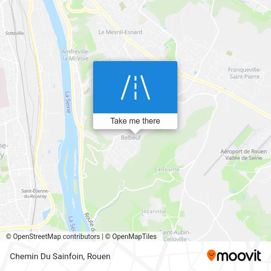 Chemin Du Sainfoin map
