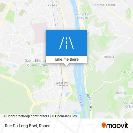 Rue Du Long Boel map