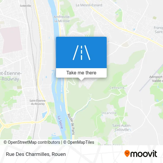 Rue Des Charmilles map