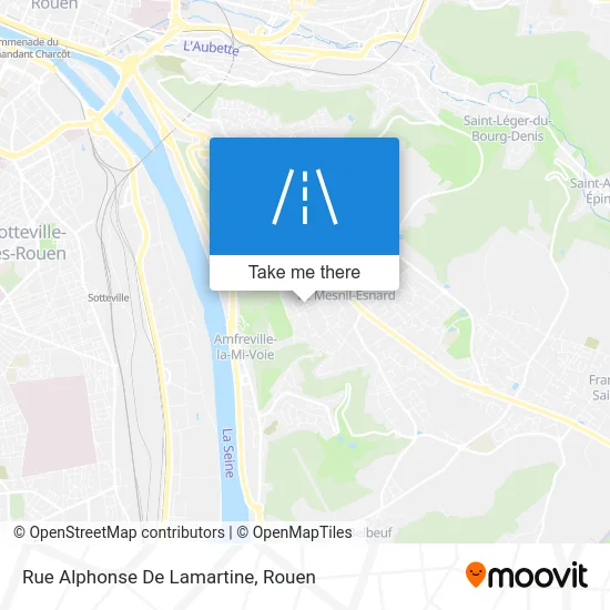 Rue Alphonse De Lamartine map