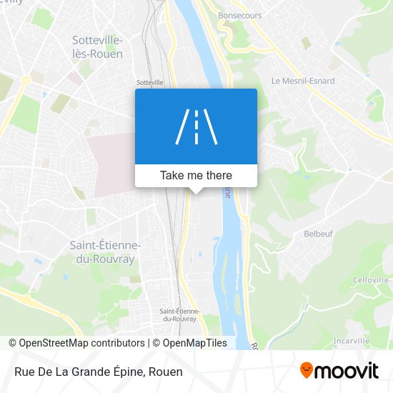 Rue De La Grande Épine map