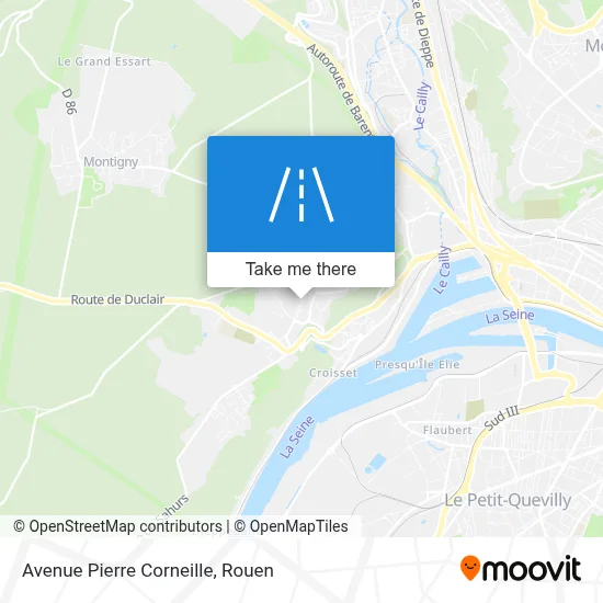 Avenue Pierre Corneille map