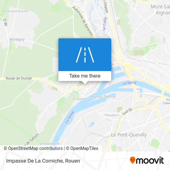 Impasse De La Corniche map