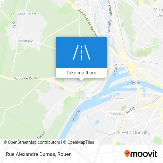 Rue Alexandre Dumas map