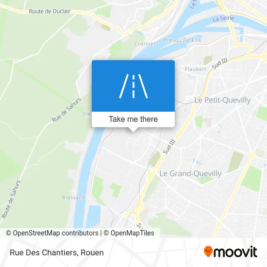 Rue Des Chantiers map