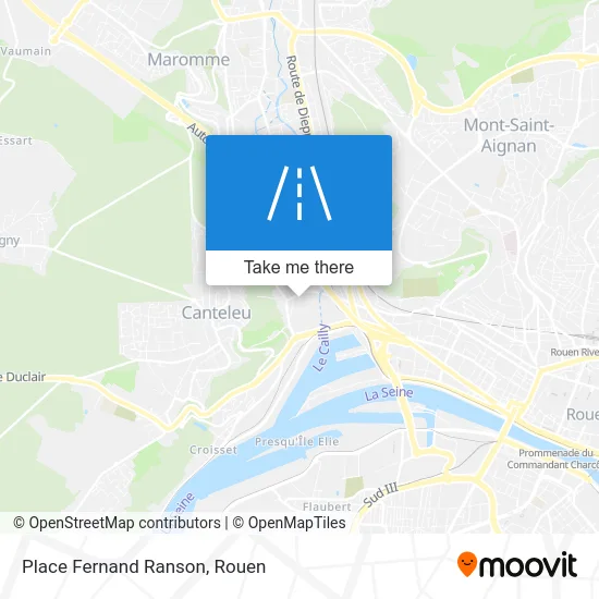 Place Fernand Ranson map