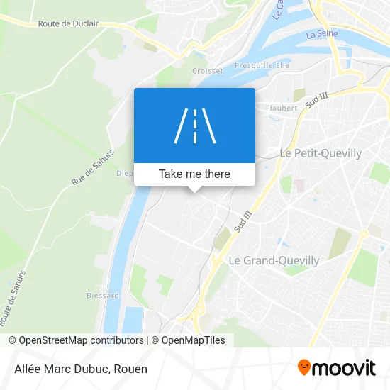 Allée Marc Dubuc map