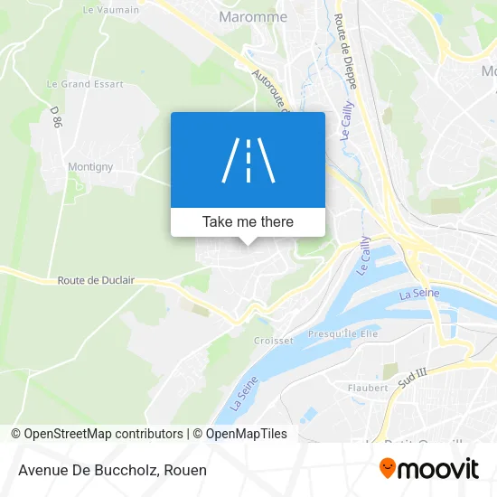 Avenue De Buccholz map