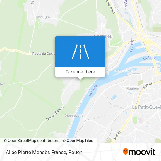 Allée Pierre Mendès France map