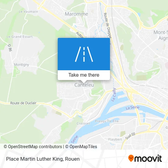 Place Martin Luther King map