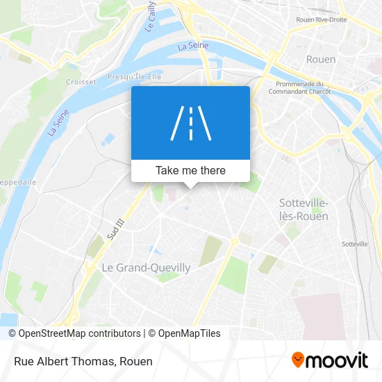 Rue Albert Thomas map