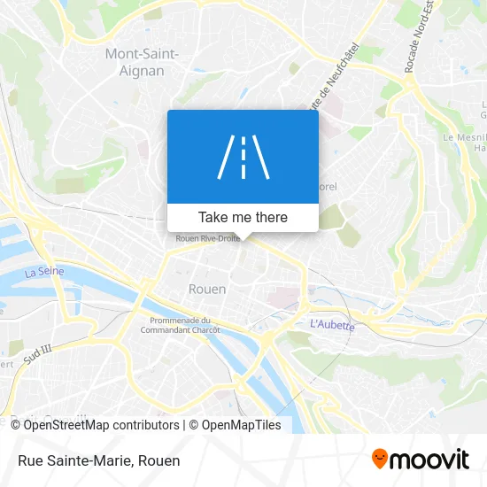 Rue Sainte-Marie map