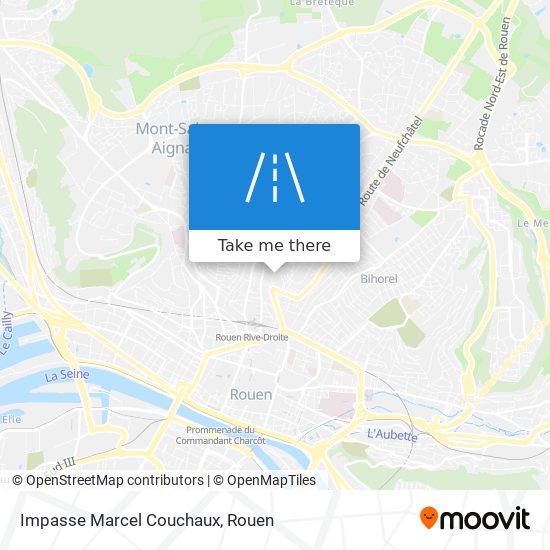 Mapa Impasse Marcel Couchaux
