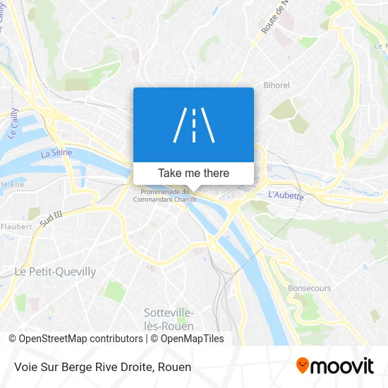 Voie Sur Berge Rive Droite map