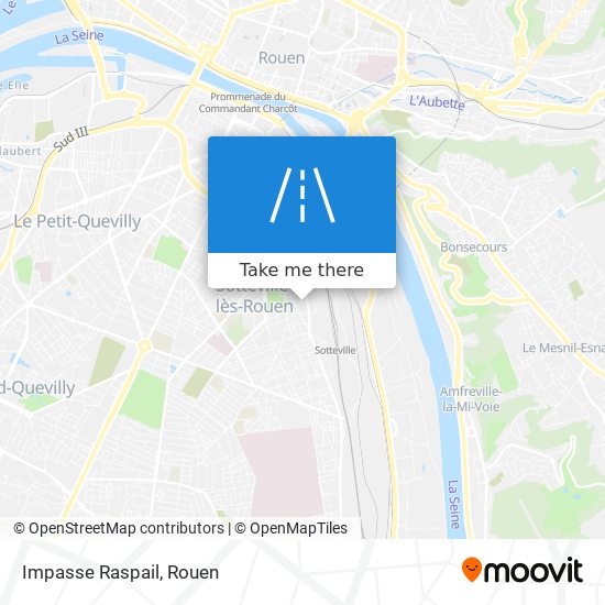 Impasse Raspail map