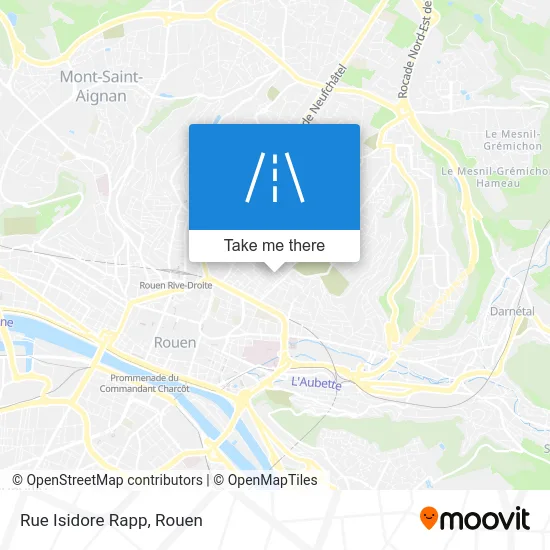 Rue Isidore Rapp map