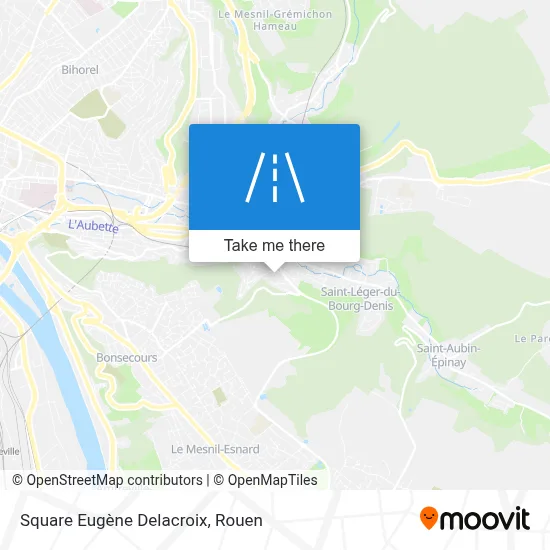 Square Eugène Delacroix map