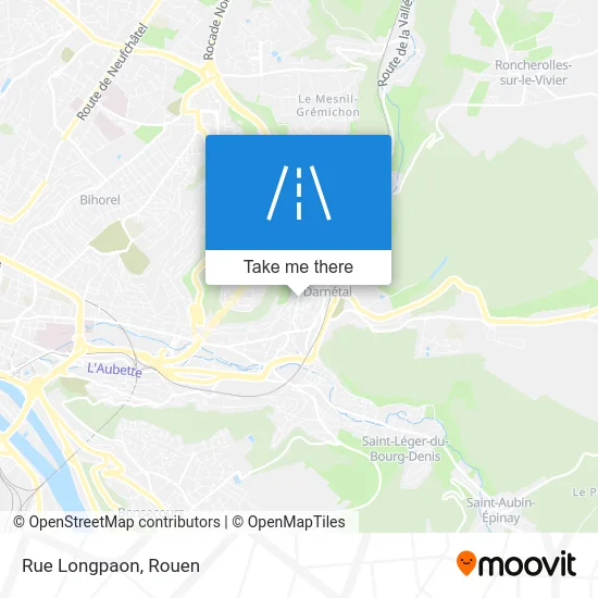 Rue Longpaon map