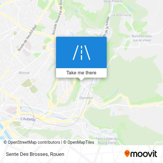 Sente Des Brosses map