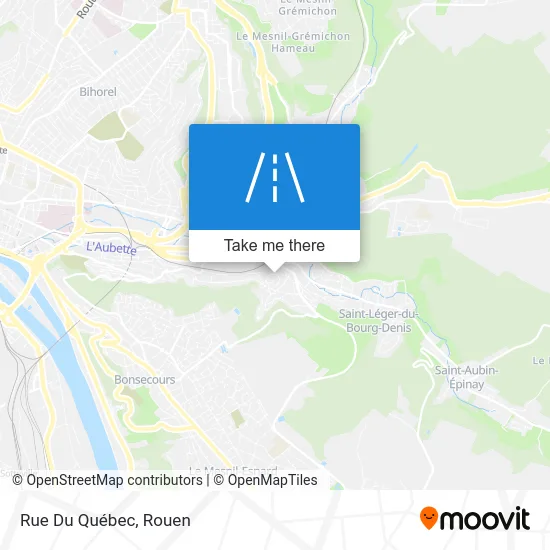 Rue Du Québec map