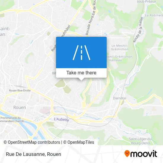 Rue De Lausanne map