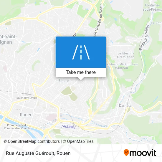 Rue Auguste Guéroult map