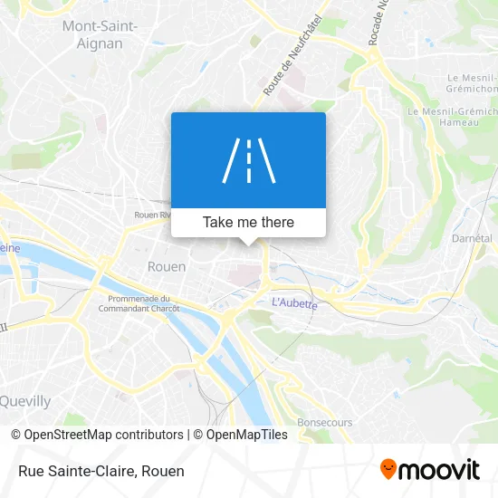 Rue Sainte-Claire map