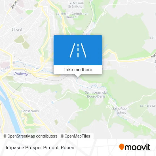 Impasse Prosper Pimont map