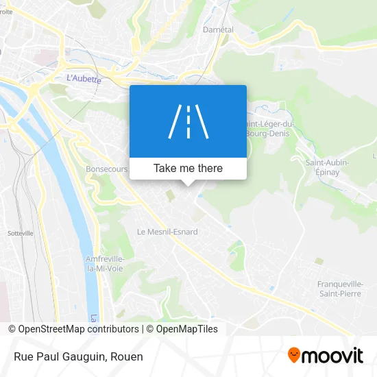 Rue Paul Gauguin map