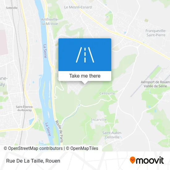 Rue De La Taille map