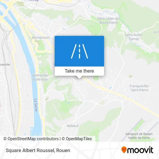 Square Albert Roussel map