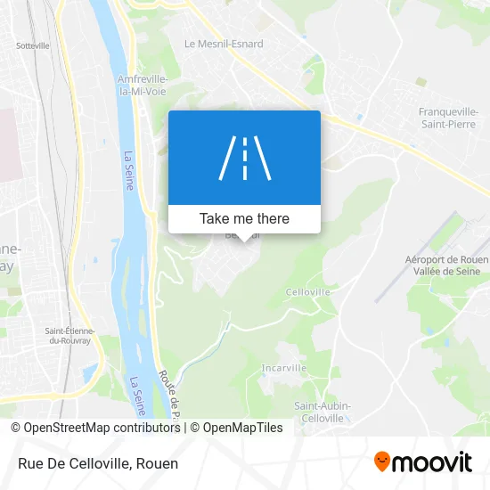 Rue De Celloville map