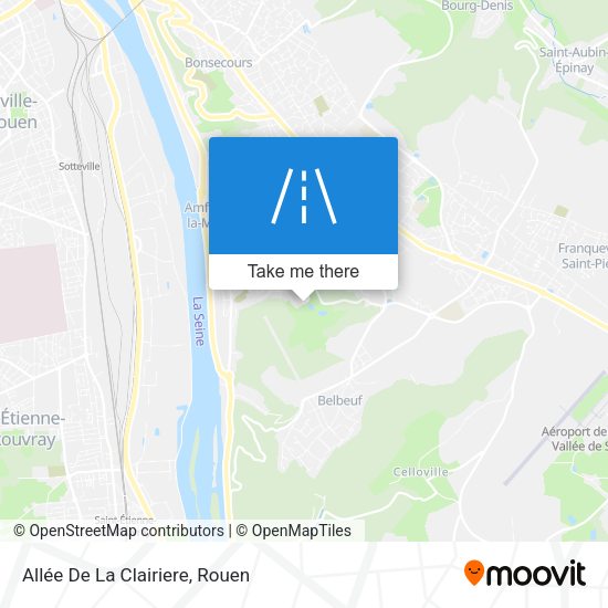 Allée De La Clairiere map