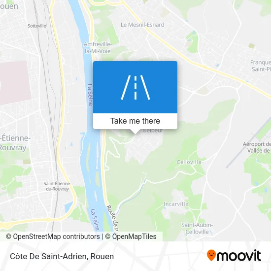 Côte De Saint-Adrien map