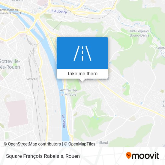 Square François Rabelais map