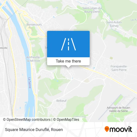 Square Maurice Duruflé map