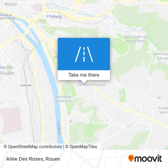 Allée Des Roses map