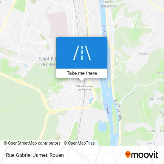 Rue Gabriel Jamet map