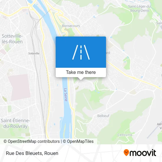Rue Des Bleuets map