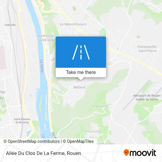 Allée Du Clos De La Ferme map