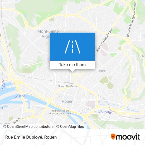 Rue Émile Duployé map