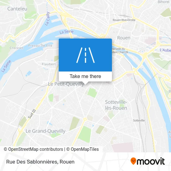 Rue Des Sablonnières map