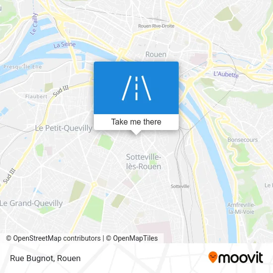Rue Bugnot map