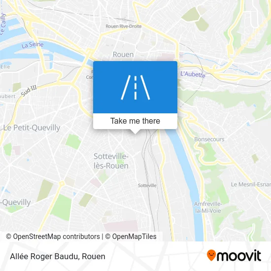 Allée Roger Baudu map