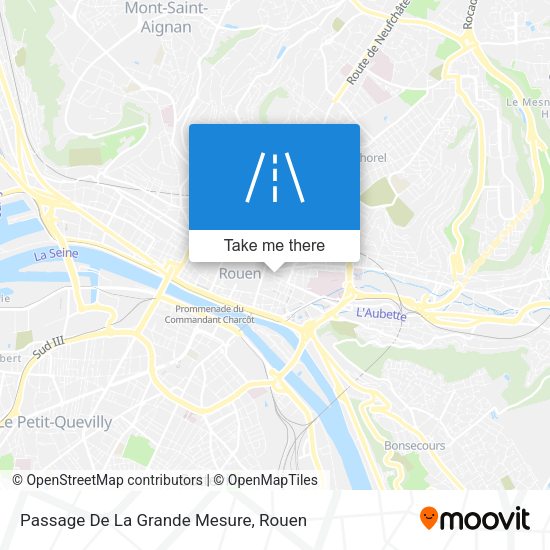 Passage De La Grande Mesure map