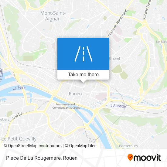 Place De La Rougemare map