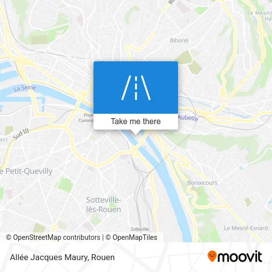 Allée Jacques Maury map
