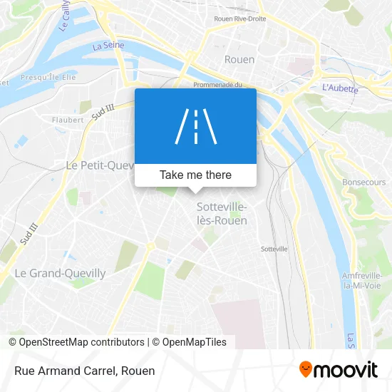 Rue Armand Carrel map
