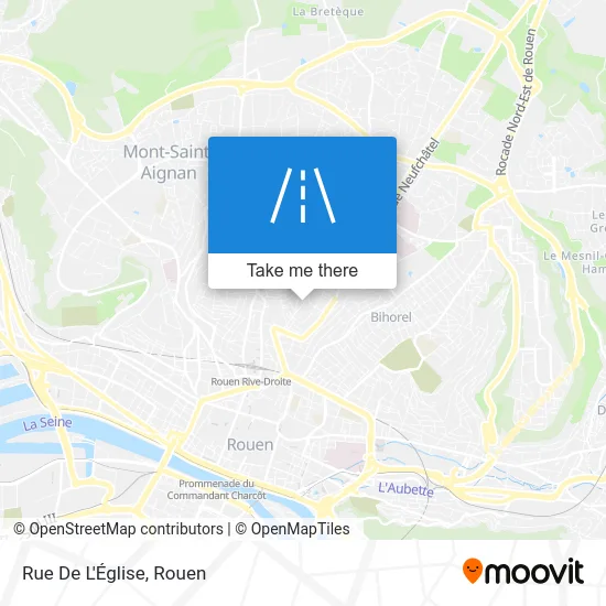 Rue De L'Église map