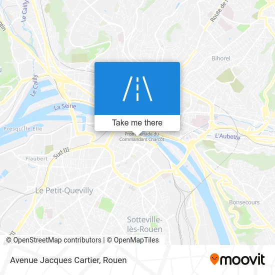Avenue Jacques Cartier map